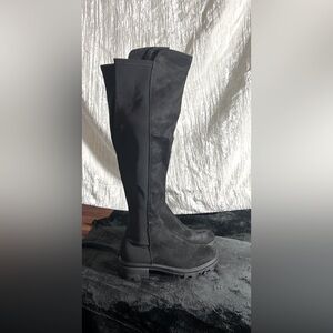 UNISA Black Unwaide Over the knee boots Size 5 1/3